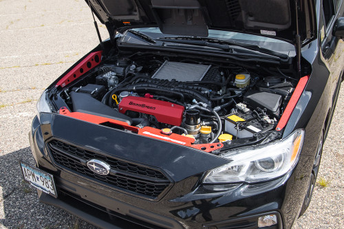 GrimmSpeed 096048 - Fender Shrouds Red For15-21 Subaru WRX/STI