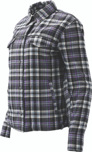 Kuryakyn 094527 - Leather By River Road Cameo Flannel Moto Shirt Womens - Small