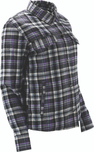 Kuryakyn 094527 - Leather By River Road Cameo Flannel Moto Shirt Womens - Small