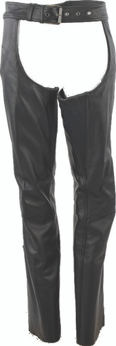 Kuryakyn 094429 - Leather By River Road Plains Leather Chaps Black Womens - 2XL