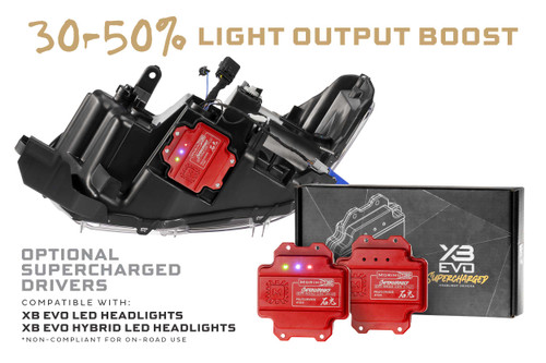 Morimoto LF2-530Y - XB Evo Hybrid Headlights: Toyota Tacoma (16-23 / Set)