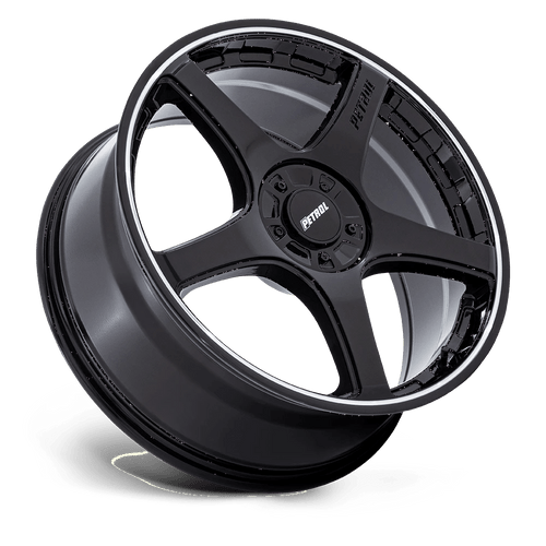 Petrol PE003BD18800035 - Pe003 P2e 18X8 Gloss Black W/ Machined Lip
