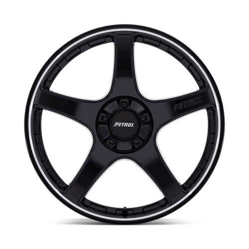 Petrol PE003BD18800035 - Pe003 P2e 18X8 Gloss Black W/ Machined Lip