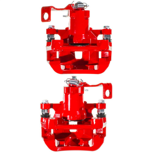 PowerStop S15064 - Power Stop 14-19 Kia Soul Rear Red Caliper w/Bracket (Pair)