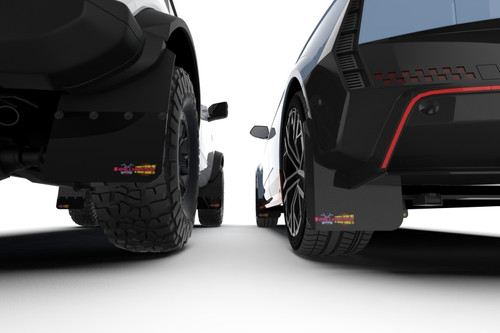 Rally Armor MF85-RR-PL-BCE24-BLK - 21-25 Ford Bronco RR-PL Rock Rail-Plastic Rear Bumper BCE Logo