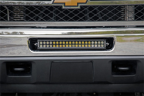 Rough Country 70522 - LED Light Mount - Bumper - 20 inch - Chevy Silverado 2500 HD 4WD (2011-2014)