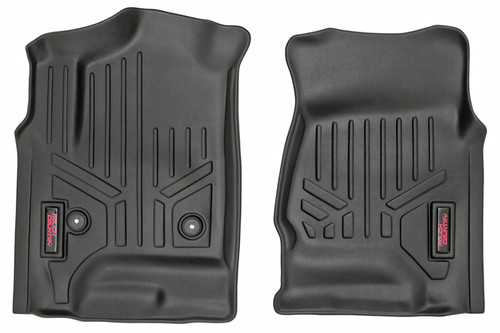 Rough Country M-2141 - Floor Mats - Front - Chevy/GMC 1500/2500HD/3500HD (14-19 & Classic)