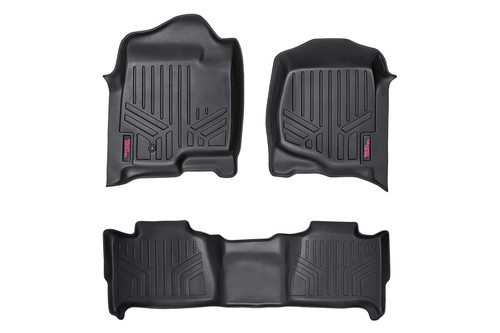 Rough Country M-20715 - Floor Mats - FR & RR - Chevy/GMC Tahoe/Yukon 2WD/4WD (2007-2014)