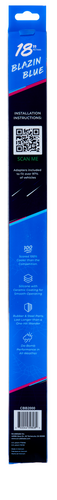 Scrubblade CBB1800 - 18" 450mm Blue Silicone Shadeblade Wiper Blade
