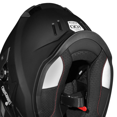 Simpson Motorcycle XB3MD - XCURSION BANDIT HELMET MATTE BLACK MEDIUM