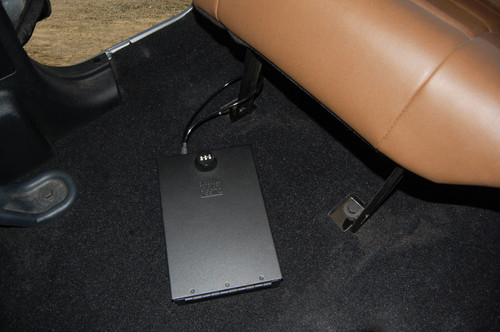 Tuffy Security 300-01 - Portable Safe For Compact Pistols Universal Black Includes Security Cable  Security Products