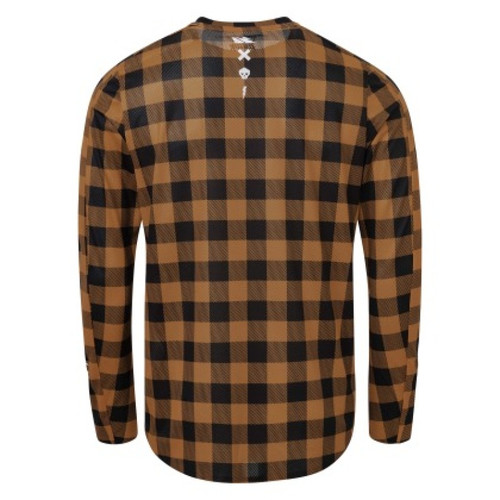 USWE 80951061042106 - Flannel Long Sleeve Lightweight Off-Road Jersey Bronze - Large