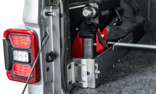 Access 4008883 - Universal H2 Truck Bed Storage Pocket w/ 2.5in Hitch Holder (Aluminum)