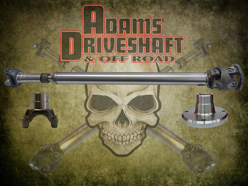 Adams Driveshaft ASDJL-1350R-S2D - JL Rear 1350 Solid CV Driveshaft 2 Door (Rubicon - Sport - Sahara)