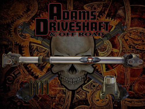 Adams Driveshaft ASDJT-1310F-S - JT Front 1310 Solid CV Driveshaft with Flange (Rubicon - Sport - Overland)