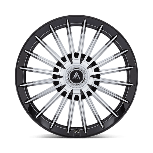 Asanti AB048BD22900M15 - Ab048 Viceroy 22X9 Gloss Black W/ Machined Face