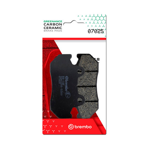 Brembo 07025 - OE Honda CN Carbon Ceramic Brake Pad - Front
