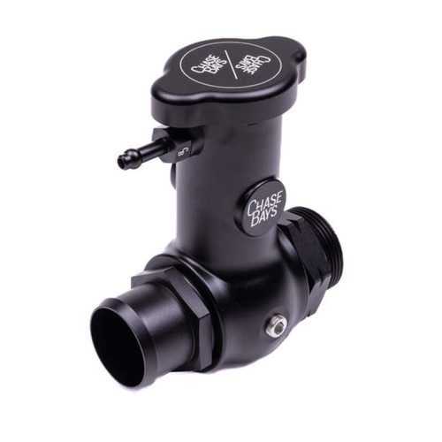 Chase Bays CB-IFN-150-20ORB-RADCAP-A - 20ORB to 1.50in (38mm) Hose Raised Inline Filler Neck  w/ Cap