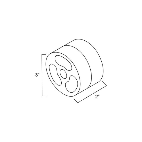 Daystar KU04004BK - 2 Inch Universal Body Lift Blocks  4-Pack
