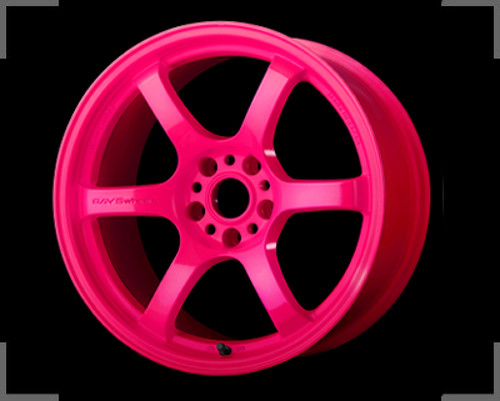 Gram Lights WGIX38DPK - 57DR 18x9.5 +38 5-100 Luminous Pink Wheel