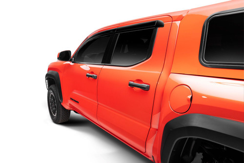 Husky Liners 2854135 - 2024 Toyota Tacoma DC Ventvisor Low Profile (4pc) - Smoke