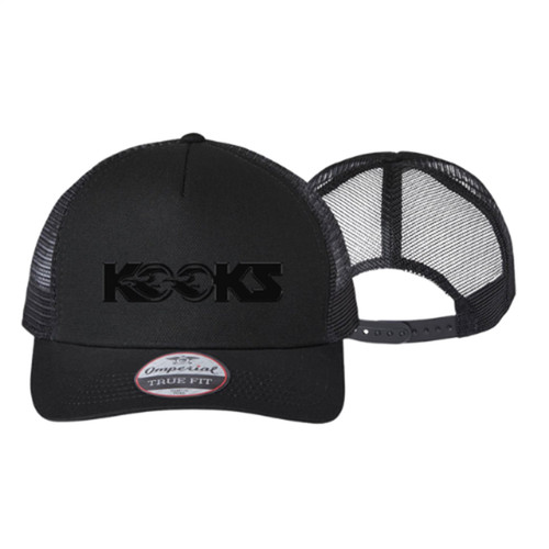 Kooks HT-100611 - Logo Hat - Black on Black Snapback