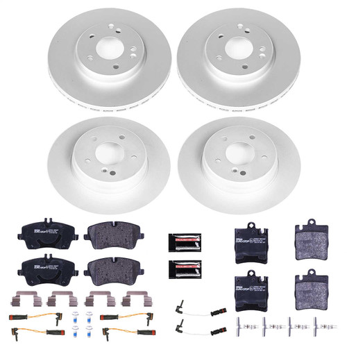 PowerStop ESK2783 - Power Stop 2003 Mercedes-Benz C230 Front and Rear Eurostop Brake Kit