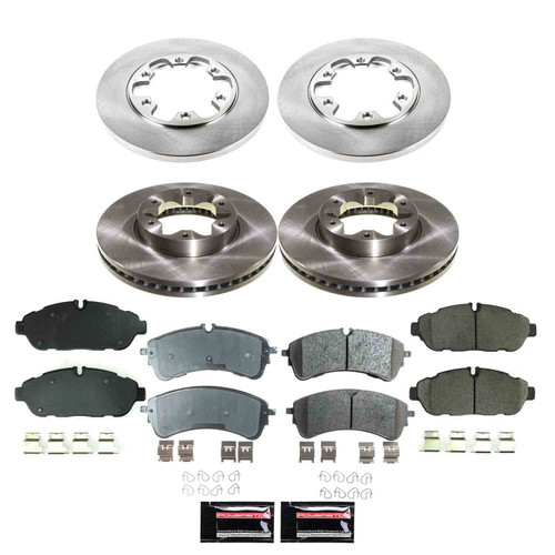 PowerStop KOE8983 - Power Stop 20-23 Ford Transit-350 HD Front and Rear Autospecialty Brake Kit