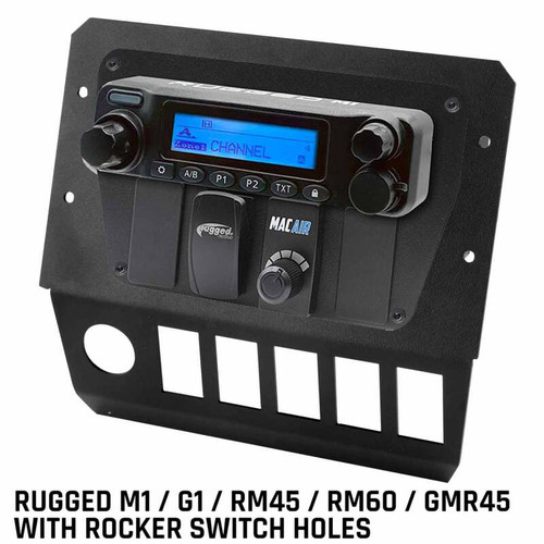 Rugged Radios MT-GEN-BR-MM-RS - Polaris General Multi Mount Kit - M1/G1/RM45/RM60/GMR45 w/Switch Holes