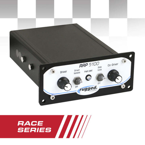 Rugged Radios RRP5100 - PRO - Race Series Panel Mount Intercom Without DSP Chips