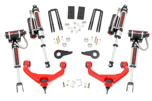 Rough Country 95950RED - 3.5 Inch Lift Kit - Vertex - Chevy/GMC 2500HD/3500HD (11-19)
