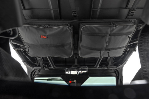 Rough Country 99044 - Overhead Roof Storage Bag - Polaris RZR / Can-Am Defender