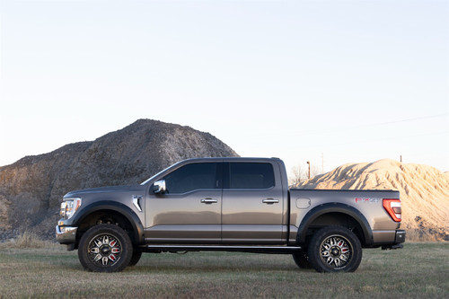 Rough Country F-F20911B-E2 - Pocket Fender Flares - E2 Magma Red - Ford F-150 2WD/4WD (2021-2024)