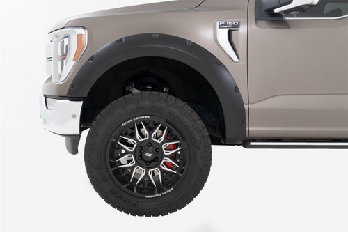 Rough Country F-F20911B-E2 - Pocket Fender Flares - E2 Magma Red - Ford F-150 2WD/4WD (2021-2024)
