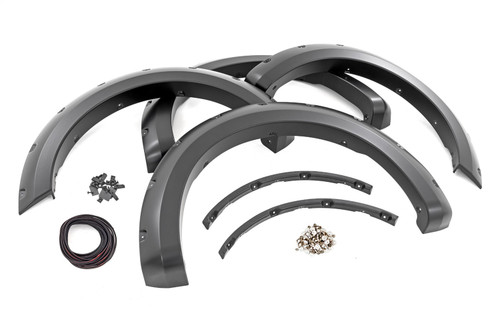 Rough Country F-F20911B-KU - Pocket Fender Flares - KU Area 51 - Ford F-150 2WD/4WD (2021-2024)