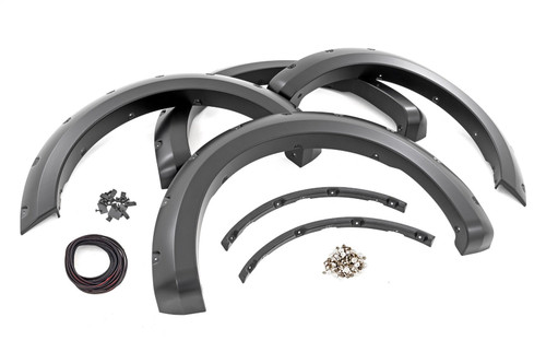 Rough Country F-F20911B-JX - Pocket Fender Flares - JX Lead Foot - Ford F-150 2WD/4WD (2021-2024)