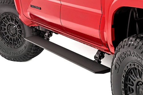 Rough Country PSR652024A - Power Running Boards - Dual Electric Motor - Double Cab - Toyota Tacoma (2024)