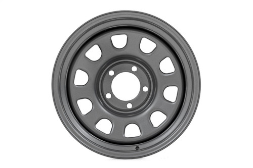 Rough Country RC51-7873G - Steel Wheel - Gray - 17x9 - 5x5 - 3.30 Bore -12