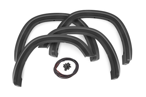 Rough Country S-D10914-PRS - Fender Flares - Sport - PRS Rosso Speed - Ram 1500 2WD/4WD (2019-2024)