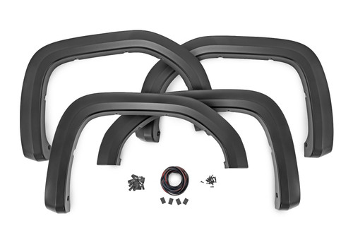Rough Country S-G11911-GHR - Fender Flares - Sport - GHR Forest - GMC Sierra 1500 (19-24)