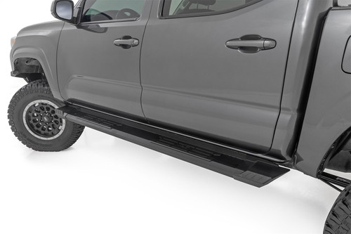 Rough Country SRB051785A - HD2 Aluminum Running Boards - Double Cab - Toyota Tacoma 2WD/4WD (2005-2023)