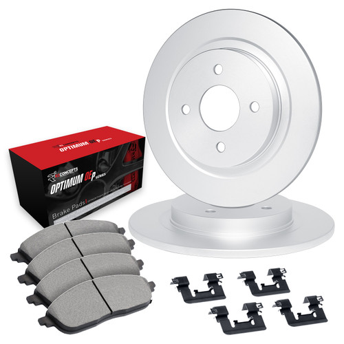 R1 Concepts WFUH1-01020 - Brake Rotor- Blank with Optimum Oe Pads & Hdw