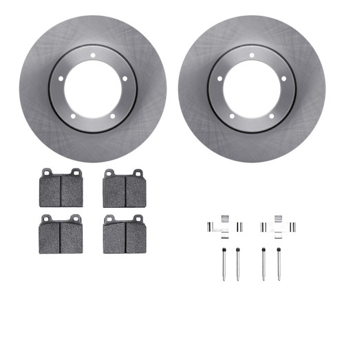 R1 Concepts WFUH1-02029 - Brake Rotor- Blank with Optimum Oe Pads & Hdw