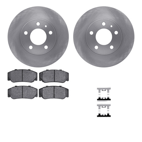 R1 Concepts WFUH1-27082 - Brake Rotor- Blank with Optimum Oe Pads & Hdw