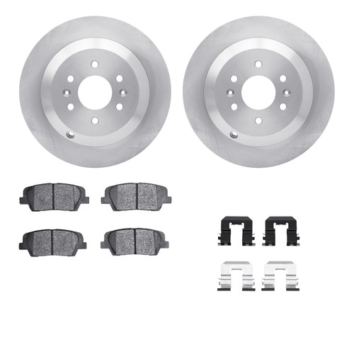 R1 Concepts WFUH1-21152 - Brake Rotor- Blank with Optimum Oe Pads & Hdw