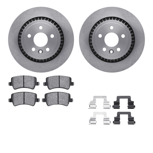 R1 Concepts WFUH1-27299 - Brake Rotor- Blank with Optimum Oe Pads & Hdw
