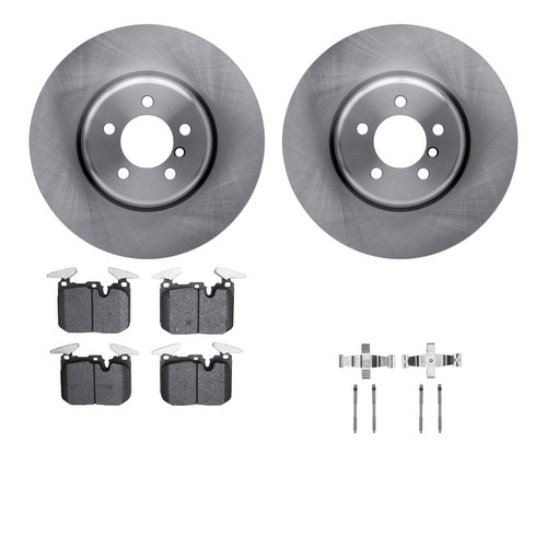 R1 Concepts WFUH1-31581 - Brake Rotor- Blank with Optimum Oe Pads & Hdw