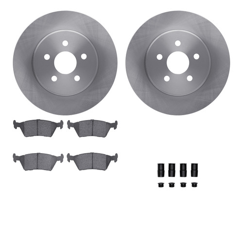 R1 Concepts WFUH1-40097 - Brake Rotor- Blank with Optimum Oe Pads & Hdw
