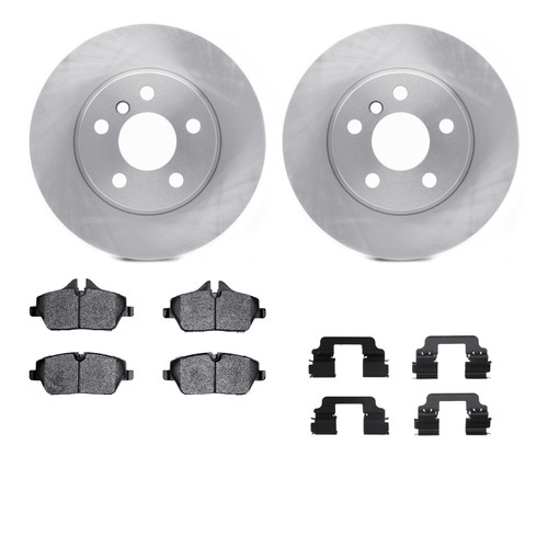 R1 Concepts WFUH1-31611 - Brake Rotor- Blank with Optimum Oe Pads & Hdw