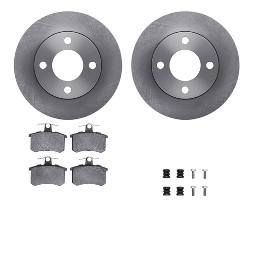 R1 Concepts WFUH1-73157 - Brake Rotor- Blank with Optimum Oe Pads & Hdw
